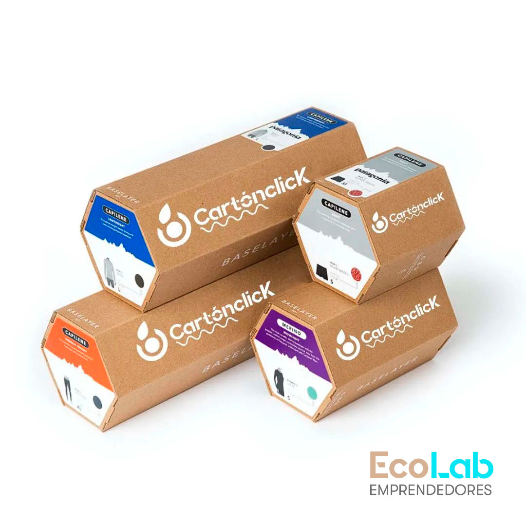 Caja perchero Hexagonal + Plantilla
